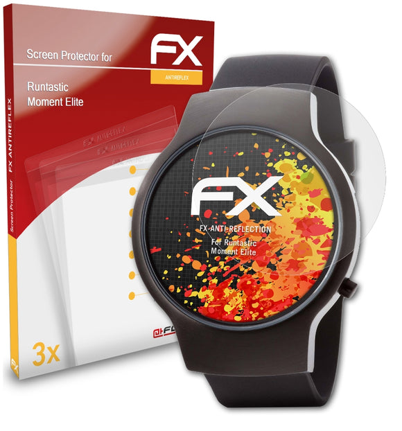 atFoliX FX-Antireflex Displayschutzfolie für Runtastic Moment Elite