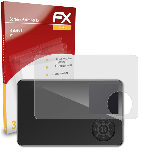 atFoliX FX-Antireflex Displayschutzfolie für SafePal S1