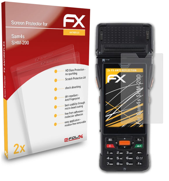 atFoliX FX-Antireflex Displayschutzfolie für Sam4s SHM-200