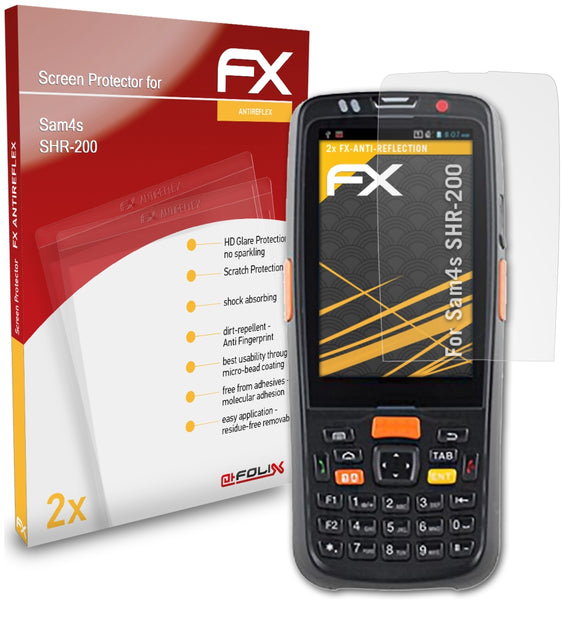 atFoliX FX-Antireflex Displayschutzfolie für Sam4s SHR-200