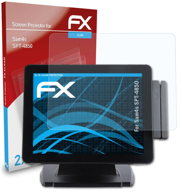 atFoliX FX-Clear Schutzfolie für Sam4s SPT-4850