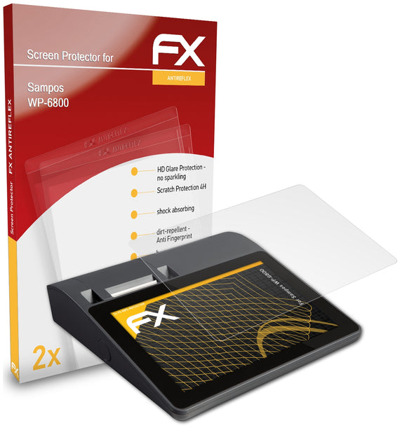 atFoliX FX-Antireflex Displayschutzfolie für Sampos WP-6800