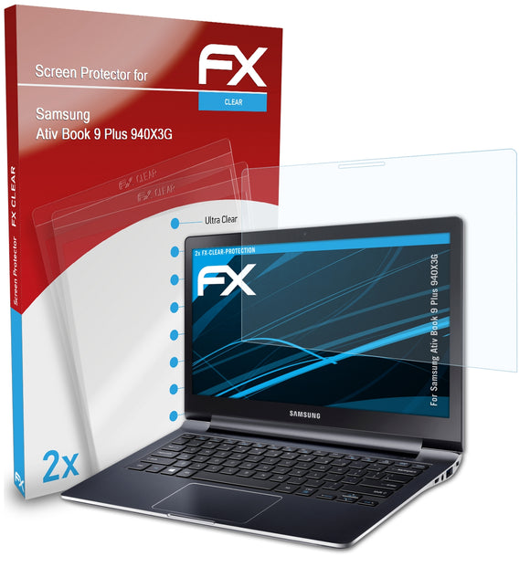 atFoliX FX-Clear Schutzfolie für Samsung Ativ Book 9 Plus (940X3G)