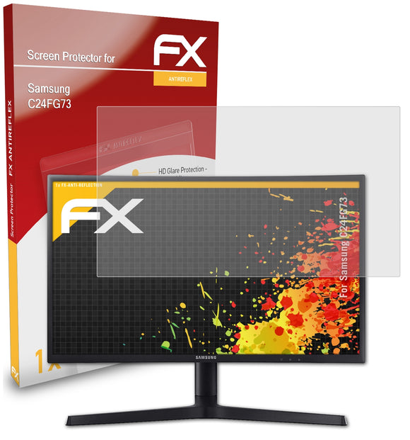 atFoliX FX-Antireflex Displayschutzfolie für Samsung C24FG73