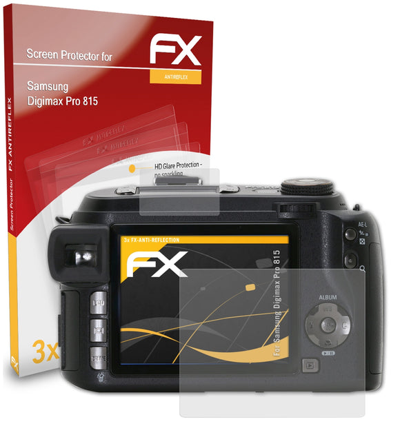 atFoliX FX-Antireflex Displayschutzfolie für Samsung Digimax Pro 815