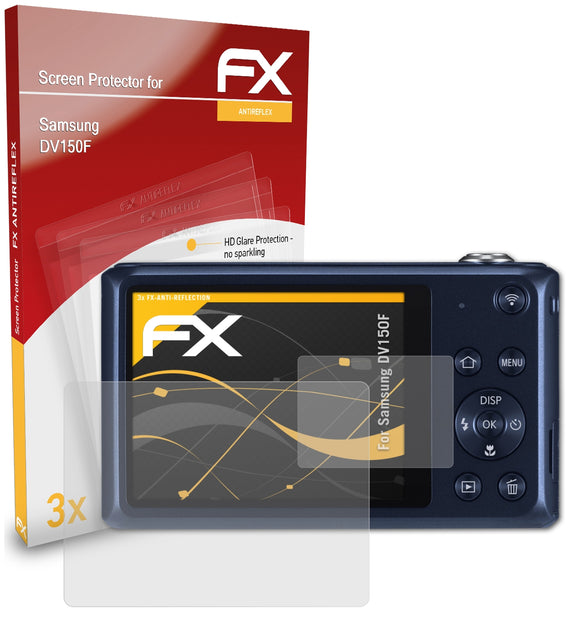 atFoliX FX-Antireflex Displayschutzfolie für Samsung DV150F