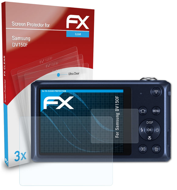 atFoliX FX-Clear Schutzfolie für Samsung DV150F