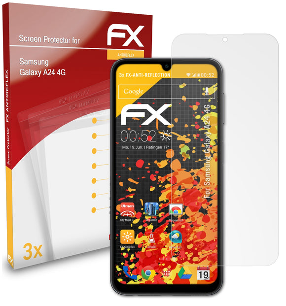 atFoliX FX-Antireflex Displayschutzfolie für Samsung Galaxy A24 4G