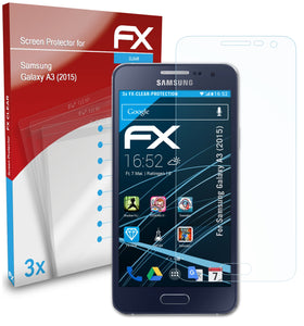 atFoliX FX-Clear Schutzfolie für Samsung Galaxy A3 (2015)