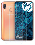 Schutzfolie Bruni kompatibel mit Samsung Galaxy A40, glasklare (2X)