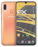 Panzerfolie atFoliX kompatibel mit Samsung Galaxy A40, entspiegelnde und stoßdämpfende FX (3X)