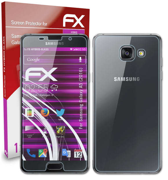atFoliX FX-Hybrid-Glass Panzerglasfolie für Samsung Galaxy A5 (2016)
