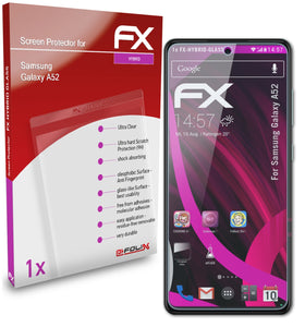 atFoliX FX-Hybrid-Glass Panzerglasfolie für Samsung Galaxy A52