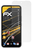 Panzerfolie atFoliX kompatibel mit Samsung Galaxy A54 5G, entspiegelnde und stoßdämpfende FX (3X)