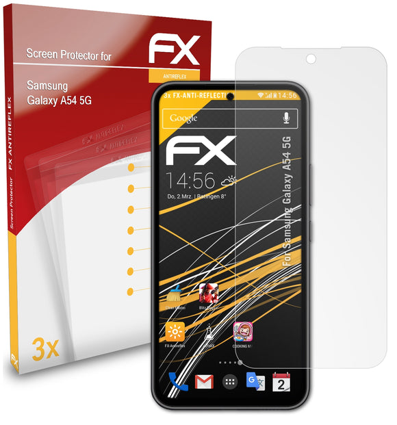atFoliX FX-Antireflex Displayschutzfolie für Samsung Galaxy A54 5G
