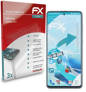 atFoliX FX-ActiFleX Displayschutzfolie für Samsung Galaxy A71
