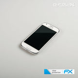 Schutzfolie atFoliX kompatibel mit Samsung Galaxy Ace 4, ultraklare FX (3X)