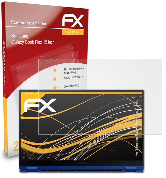 atFoliX FX-Antireflex Displayschutzfolie für Samsung Galaxy Book Flex (15 inch)