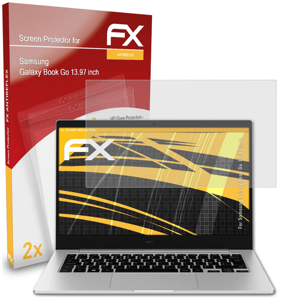 atFoliX FX-Antireflex Displayschutzfolie für Samsung Galaxy Book Go (13.97 inch)