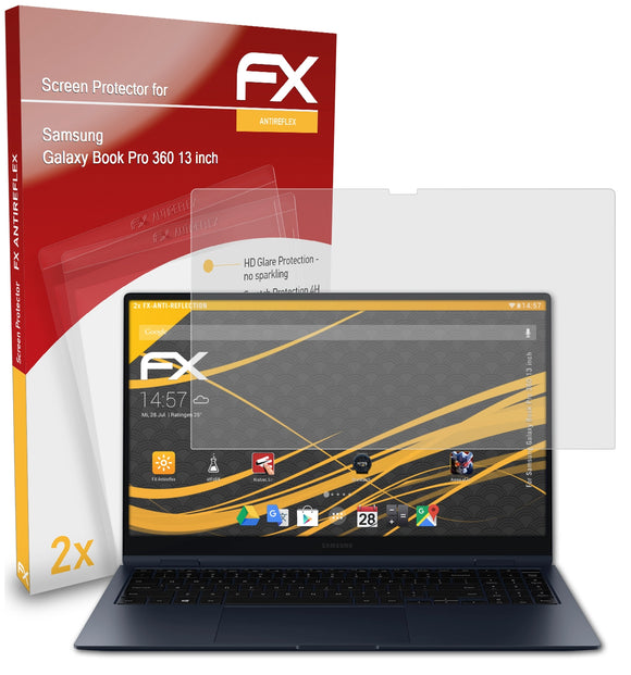 atFoliX FX-Antireflex Displayschutzfolie für Samsung Galaxy Book Pro 360 (13 inch)