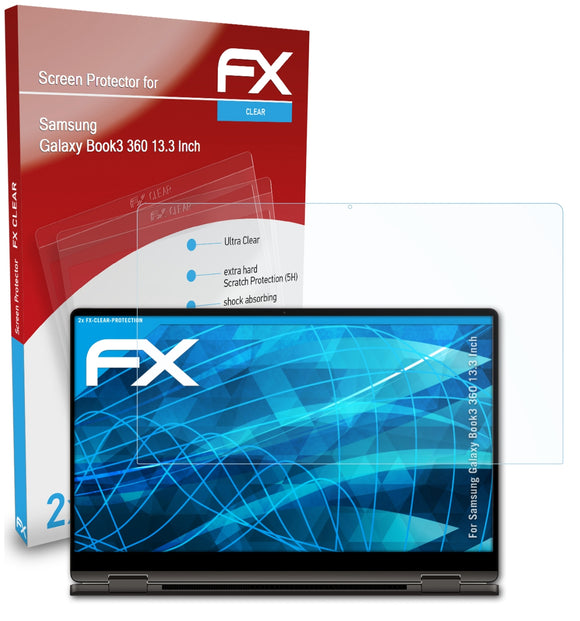 atFoliX FX-Clear Schutzfolie für Samsung Galaxy Book3 360 (13.3 Inch)