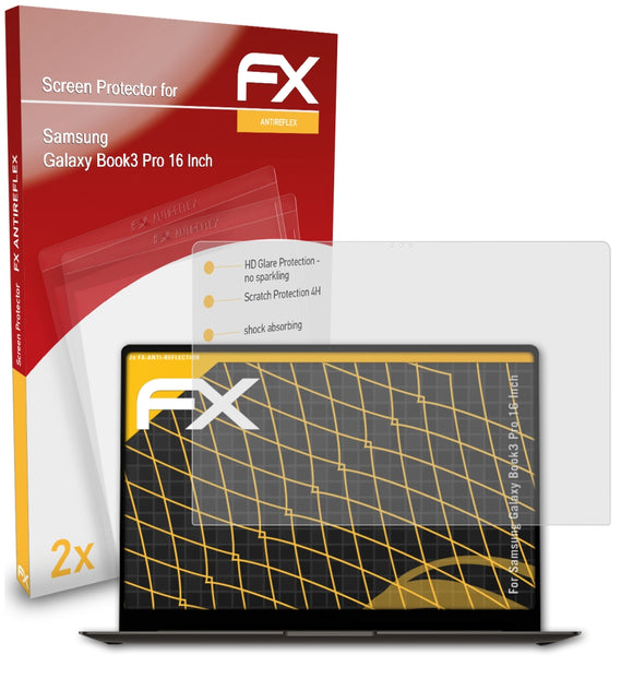 atFoliX FX-Antireflex Displayschutzfolie für Samsung Galaxy Book3 Pro (16 Inch)