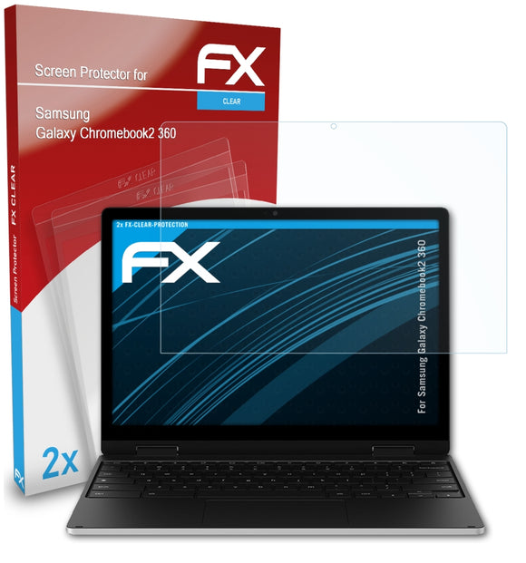 atFoliX FX-Clear Schutzfolie für Samsung Galaxy Chromebook2 360