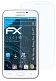 Schutzfolie atFoliX kompatibel mit Samsung Galaxy Core Lite LTE, ultraklare FX (3X)