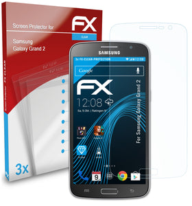 atFoliX FX-Clear Schutzfolie für Samsung Galaxy Grand 2