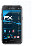 Schutzfolie atFoliX kompatibel mit Samsung Galaxy J1 (2015), ultraklare FX (3X)