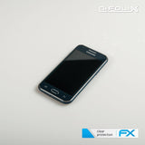 Schutzfolie atFoliX kompatibel mit Samsung Galaxy J1 (2015), ultraklare FX (3X)