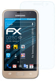 Schutzfolie atFoliX kompatibel mit Samsung Galaxy J1 (2016), ultraklare FX (3X)