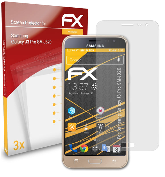 atFoliX FX-Antireflex Displayschutzfolie für Samsung Galaxy J3 Pro (SM-J320)