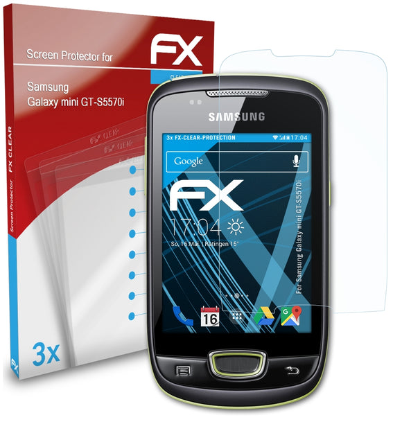 atFoliX FX-Clear Schutzfolie für Samsung Galaxy mini (GT-S5570i)