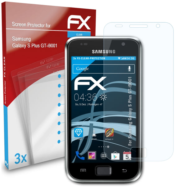 atFoliX FX-Clear Schutzfolie für Samsung Galaxy S Plus (GT-i9001)