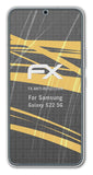 Panzerfolie atFoliX kompatibel mit Samsung Galaxy S22 5G, entspiegelnde und stoßdämpfende FX (3X)