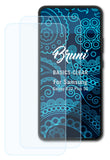Schutzfolie Bruni kompatibel mit Samsung Galaxy S22 Plus 5G, glasklare (2X)