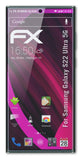 Glasfolie atFoliX kompatibel mit Samsung Galaxy S22 Ultra 5G, 9H Hybrid-Glass FX