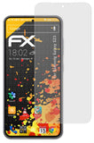 Panzerfolie atFoliX kompatibel mit Samsung Galaxy S23, entspiegelnde und stoßdämpfende FX (3X)