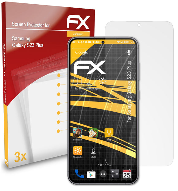 atFoliX FX-Antireflex Displayschutzfolie für Samsung Galaxy S23 Plus