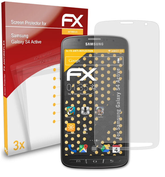 atFoliX FX-Antireflex Displayschutzfolie für Samsung Galaxy S4 Active