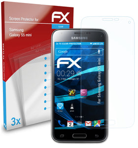 atFoliX FX-Clear Schutzfolie für Samsung Galaxy S5 mini