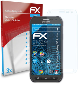 atFoliX FX-Clear Schutzfolie für Samsung Galaxy S6 Active