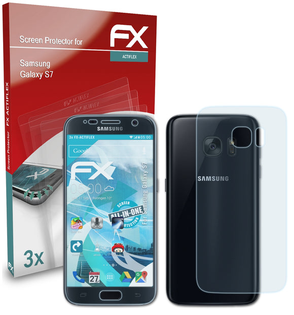 atFoliX FX-ActiFleX Displayschutzfolie für Samsung Galaxy S7