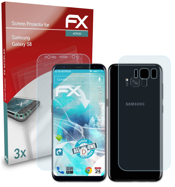 atFoliX FX-ActiFleX Displayschutzfolie für Samsung Galaxy S8