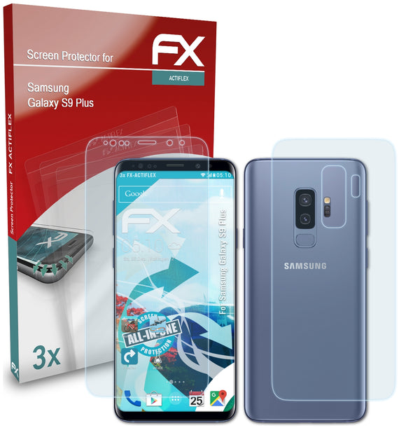 atFoliX FX-ActiFleX Displayschutzfolie für Samsung Galaxy S9 Plus