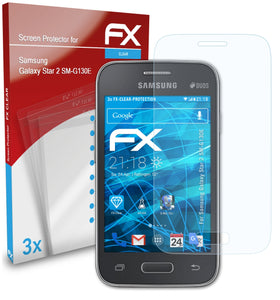 atFoliX FX-Clear Schutzfolie für Samsung Galaxy Star 2 (SM-G130E)