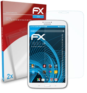atFoliX FX-Clear Schutzfolie für Samsung Galaxy Tab 3 8.0 (3G SM-T3110 & LTE SM-T3150)