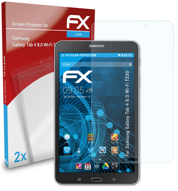 atFoliX FX-Clear Schutzfolie für Samsung Galaxy Tab 4 8.0 (Wi-Fi T330)