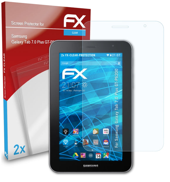 atFoliX FX-Clear Schutzfolie für Samsung Galaxy Tab 7.0 Plus (GT-P6200)